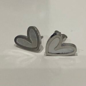 Aretes Corazón Esmaltado